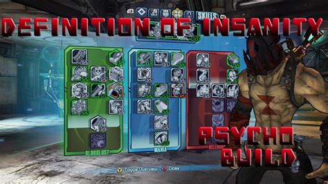 best psycho build borderlands 2.